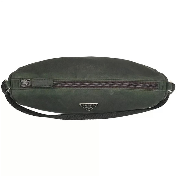 Prada Dark Green Nylon Tessuto Mini Bag! - Picture 6 of 14